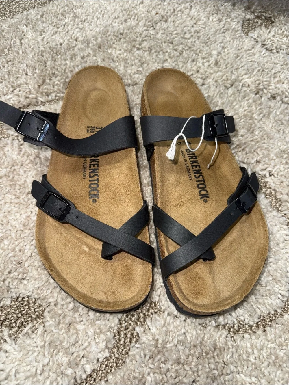 Birkenstock Black Strap Arizona-Style Sandals